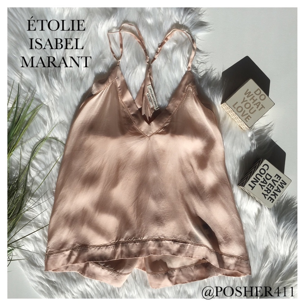 ÉTOILE ISABEL MARANT BLUSH SLEEVELESS TOP - Picture 1 of 7